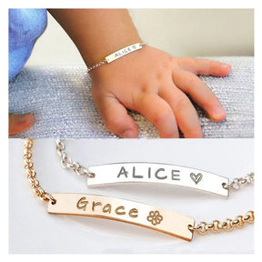 Baby, Kind Name engraved Armband